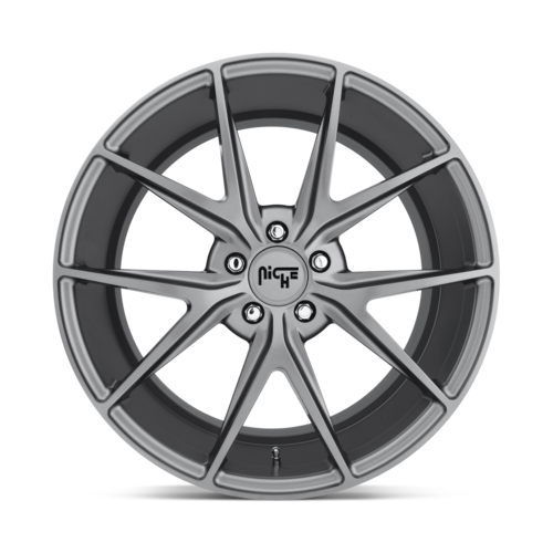 Niche 1PC M116 MISANO 20x9 Matte Gunmetal Wheel with 5x114.3 Bolt Pattern and +35 Offset