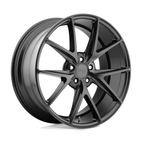 Niche 1PC M117 MISANO 22x9 Matte Black Wheel with 5x120 Bolt Pattern and 74.10mm Center Bore