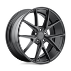 Niche 1PC M117 MISANO 20x9 Matte Black Wheel with 5x112 Bolt Pattern and 66.56mm Center Bore