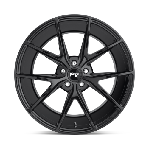 Niche 1PC M119 MISANO 20x9 Gloss Black Wheel with 5x120 Bolt Pattern and 72.56mm Center Bore