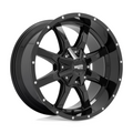 Moto Metal MO970 20x10 Gloss Black Milled Wheel with -18mm Offset and 8x165.1 Bolt Pattern