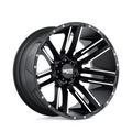 Moto Metal MO978 Razor Satin Black Machined 20x9 Inch Wheel with 8x170 Bolt Pattern and 125.10mm Center Bore