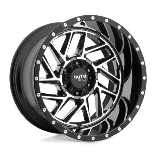 Moto Metal MO985 Breakout 20x9 Gloss Black Machined Off-Road Wheel with 6x139.7 Bolt Pattern