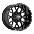Moto Metal MO986 Siege 20x12 Gloss Black Wheel with -44mm Offset and 6x135/6x139.7 Bolt Pattern
