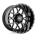 Moto Metal MO986 Siege 20x10 Gloss Black Machined Off-Road Wheel with 6x135/139.7 Bolt Pattern and -18mm Offset