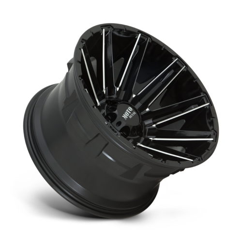 Moto Metal MO998 Kraken 20x10 Gloss Black Milled Wheel with -18mm Offset and 5x127 Bolt Pattern