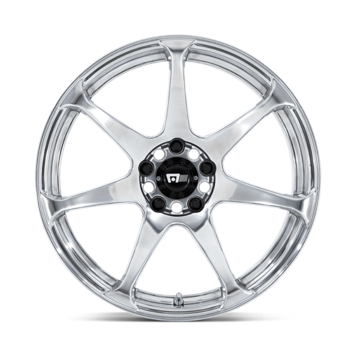 Motegi MR154 BATTLE 17x8 Polished Alloy Wheel with 5x114.3 Bolt Pattern and +43 Offset