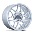 Motegi MR158 TSUBAKI 19x8.5 Inch Hyper Silver Machined Lip Alloy Wheel for 5x100 Bolt Pattern with +30 Offset