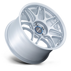 Motegi MR158 TSUBAKI 18x9.5 Inch Hyper Silver Machined Lip Wheel with 5x114.3 Bolt Pattern and +15 Offset