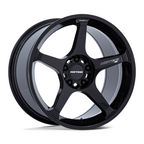 Motegi MR159 BATTLE V 17x8.5 Blackbird Metallic Wheels with 5x114.3 Bolt Pattern and +35 Offset