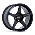 Motegi MR159 BATTLE V 18x9.5 Blackbird Metallic Wheel with 5x100 Bolt Pattern and +38 Offset
