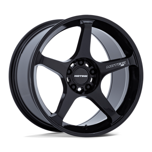 Motegi MR159 BATTLE V 18x9.5 Blackbird Metallic Wheel with 5x114.3 Bolt Pattern and +15 Offset