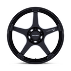Motegi MR159 BATTLE V 17x8.5 Blackbird Metallic Wheels with 5x114.3 Bolt Pattern and +35 Offset