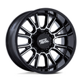 Moto Metal MO810 Legacy 22x9 Gloss Black Machined Wheel with 8x165.1 Bolt Pattern