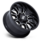Moto Metal MO810 Legacy 22x9 Gloss Black Machined Wheel with 6x135/139.7 Bolt Pattern and 106.10mm Center Bore