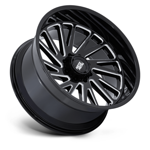 Moto Metal MO811 Combat 20x10 Gloss Black Milled Wheel with -18 Offset and 6x139.7 Bolt Pattern