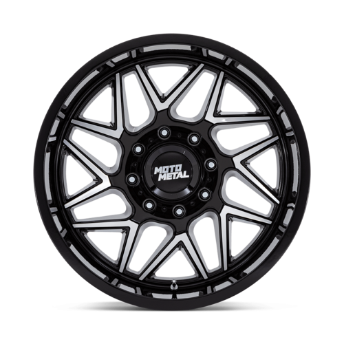 Moto Metal MO812 Turbine 20x9 Inch Gloss Black Machined Face Alloy Wheel