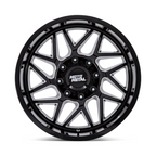 Moto Metal MO812 Turbine 20x9 Gloss Black Milled Wheel with 8x165.1 Bolt Pattern and +20 Offset