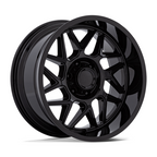 Moto Metal MO812 Turbine 20x9 Gloss Black Alloy Wheel with 5x127 Bolt Pattern