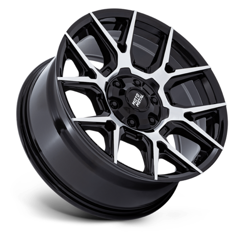 Moto Metal MO813 Mason 22x9 Gloss Black Machined Wheel with 6x135/6x139.7 Bolt Pattern and +24 Offset