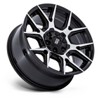 Moto Metal MO813 Mason 17x8.5 Inch Gloss Black Machined Off-Road Wheel with 6x139.7 Bolt Pattern