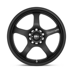 Motegi MR131 17x7 Satin Black Alloy Wheel with 5x100 Bolt Pattern and 72.56mm Center Bore
