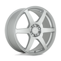 Motegi MR143 CS6 16x7 Hyper Silver Alloy Wheel with 4x100/4x114.3 Bolt Pattern and 40mm Offset