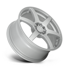 Motegi MR143 CS6 17x7 Hyper Silver Wheel - 4x100/4x114.3 Bolt Pattern, 40mm Offset
