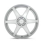 Motegi MR143 CS6 16x7 Hyper Silver Alloy Wheel with 4x100/4x114.3 Bolt Pattern and 40mm Offset