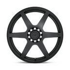 Motegi MR143 CS6 Satin Black 18x8 Wheel with 5x108/5x114.3 Bolt Pattern and 45mm Offset
