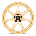 Motegi MR154 BATTLE 18x9.5 inch Gold Alloy Wheel with 5x114.3 Bolt Pattern and +15 Offset