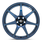Motegi MR154 BATTLE 17x8 Midnight Blue Alloy Wheel with 5x114.3 Bolt Pattern and +43 Offset