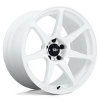 Motegi MR154 BATTLE 18-Inch Alloy Wheel in White with 5x100 Bolt Pattern and +38 Offset
