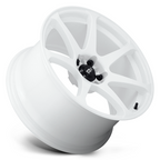 Motegi MR154 BATTLE 18-Inch Alloy Wheel in White with 5x100 Bolt Pattern and +38 Offset