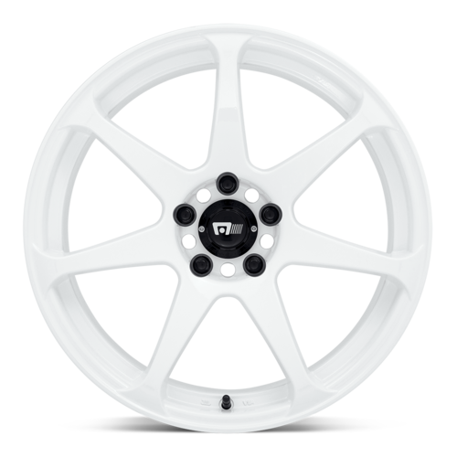 Motegi MR154 BATTLE 18x9.5 Inch White Aluminum Wheel with 5x114.3 Bolt Pattern and +15 Offset