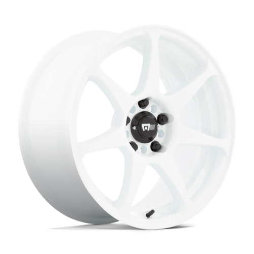 Motegi MR154 BATTLE 17x8 White Wheel with 5x110 Bolt Pattern and +30 Offset