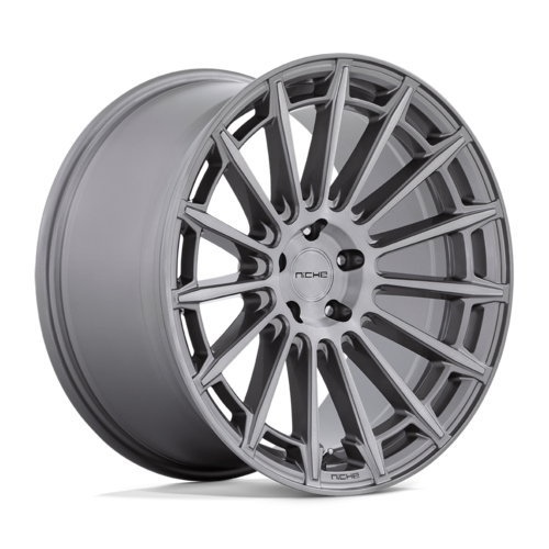 Niche 1PC Amalfi 20x9 Wheel with 5x112 Bolt Pattern and Platinum Finish