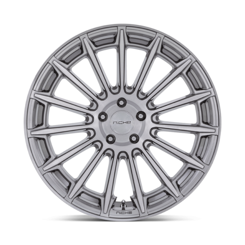 Niche 1PC M276 Amalfi 20x9 Wheel with 5x120 Bolt Pattern and Platinum Finish