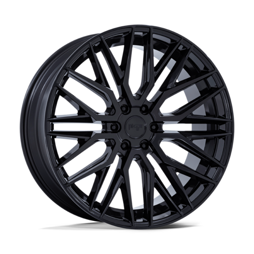 Niche 1PC M224 Gamma 24x10 Inch Gloss Black Wheel with 6x139.7 Bolt Pattern and +25 Offset