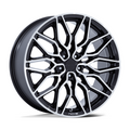 Niche 1PC NC277 Calabria 5 20x10.5 Gloss Black Machined Wheel with 5x112 Bolt Pattern and +38 Offset
