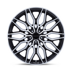 Niche 1PC NC277 Calabria 5 20x9 Gloss Black Machined Wheel with 5x112 Bolt Pattern and 66.56mm Center Bore