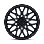 Niche 1PC NC277 Calabria 5 22x10.5 Matte Black Wheel with 5x112 Bolt Pattern and +38 Offset
