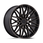 Niche 1PC NC278 Calabria 6 22x9.5 Wheel in Matte Black Machined Dark Tint with 6x135 Bolt Pattern and +30 Offset