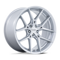 Niche 1PC Prodigy 5 18x8.5 Silver Machined Face Wheel - 5x112 Bolt Pattern +42 Offset