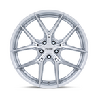 Niche 1PC NC279 PRODIGY 5 24x10 Silver Machined Face Wheel with 5x127 Bolt Pattern and +30 Offset