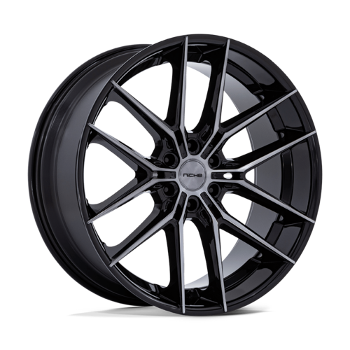 Niche 1PC Prodigy 6 22x9.5 Wheel with Gloss Black Dark Tinted Finish and 6x139.7 Bolt Pattern
