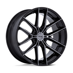 Niche 1PC Prodigy 6 22x9.5 Wheel with Gloss Black Dark Tinted Finish and 6x139.7 Bolt Pattern