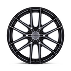Niche 1PC NC280 PRODIGY 6 22x9.5 Inch Gloss Black Dark Tinted Clear Off-Road Wheel with 6x135 Bolt Pattern and +25 Offset