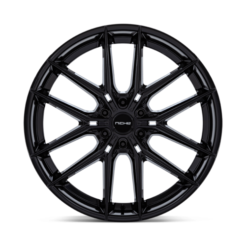 Niche 1PC NC280 PRODIGY 6 22x9.5 Inch Gloss Black Alloy Wheel with 6x139.7 Bolt Pattern and +20 Offset