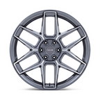 Niche 1PC NC281 RISE 20x10.5 Inch Anthracite Machined Face Wheel with 5x112 Bolt Pattern and +38 Offset